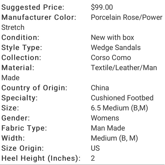 NIB coral pink sandals 6.5M porcelain rose stretch fabric + leather beach pool - Picture 15 of 16